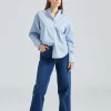 Peyton Shirt Chambray Blue