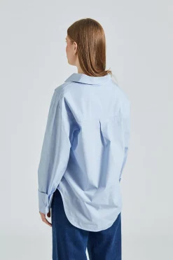 Peyton Shirt Chambray Blue