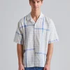 Pier Check Shirt Blue Mix