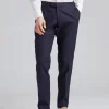 Pisa Pant Navy Cotton/Linnen