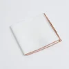 Pocket Square With Contrast Beige