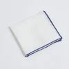 Pocket Square With Contrast Navy