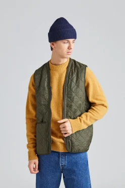 Polarquilt Waistcoat/Zip-In Liner Olive