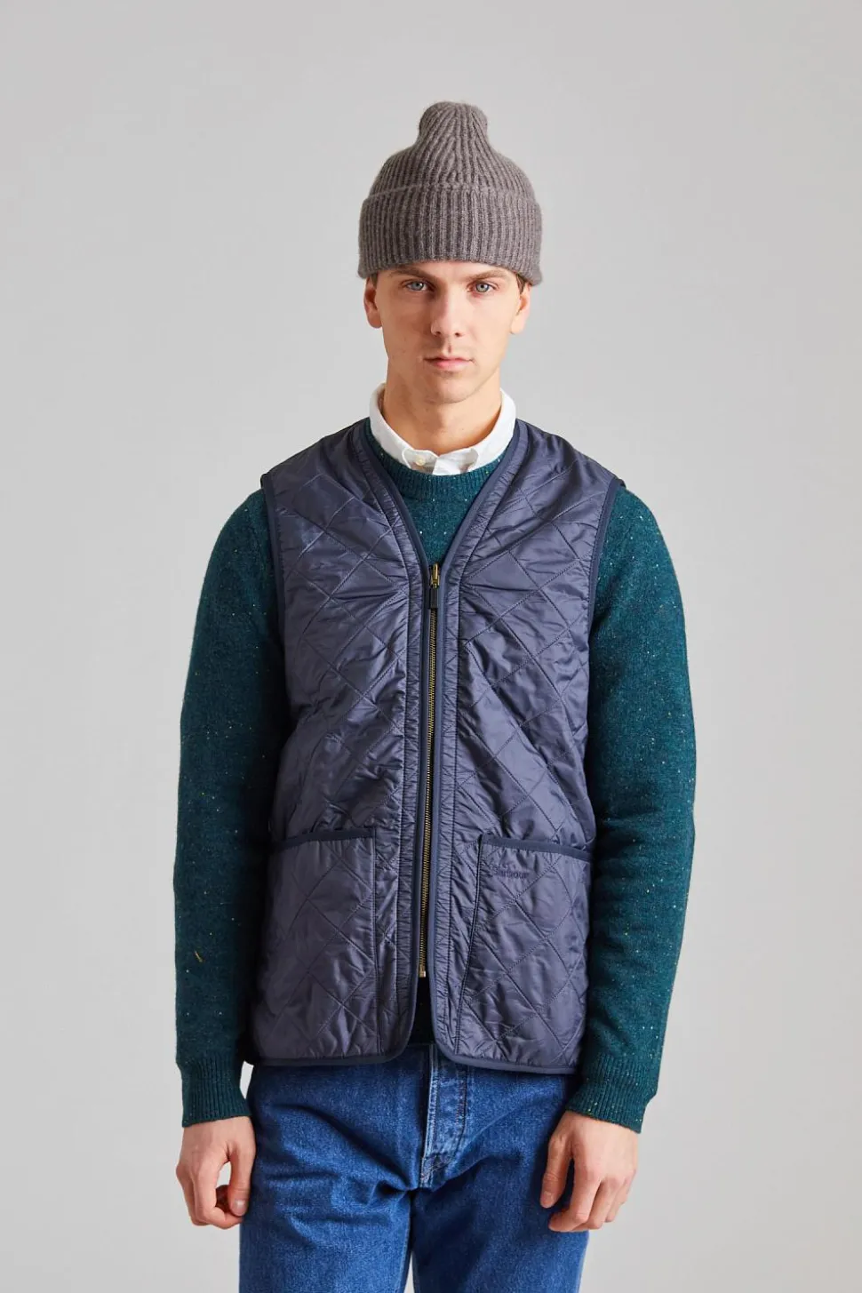 Polarquilt Waistcoat/Zip-In Liner Navy