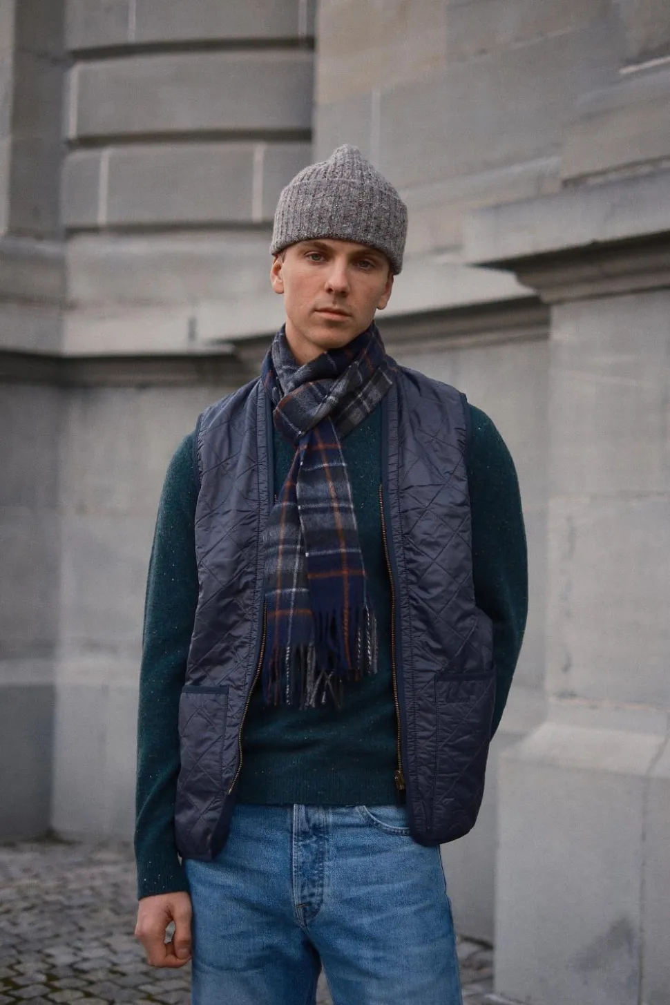 Polarquilt Waistcoat/Zip-In Liner Navy