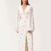 Positano Dress White/Red