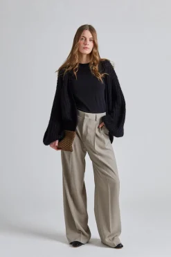 Puffed Cardigan Black