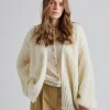 Puffed Cardigan Off White