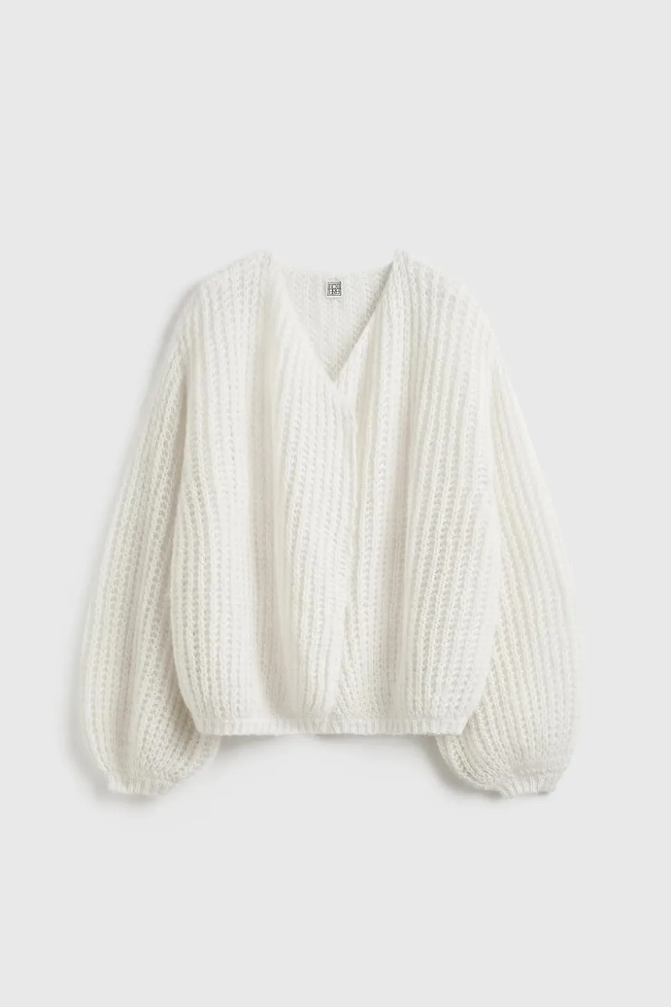Puffed Cardigan Off White