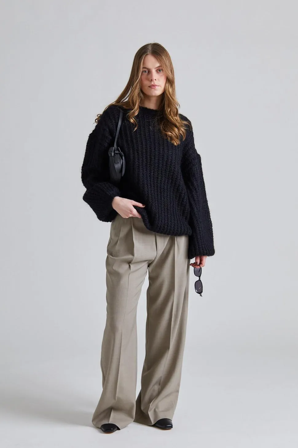 Puffed Knit Black
