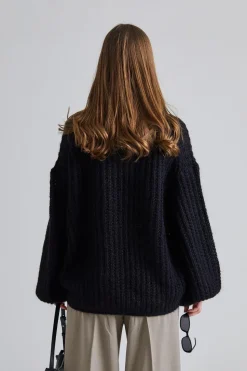 Puffed Knit Black