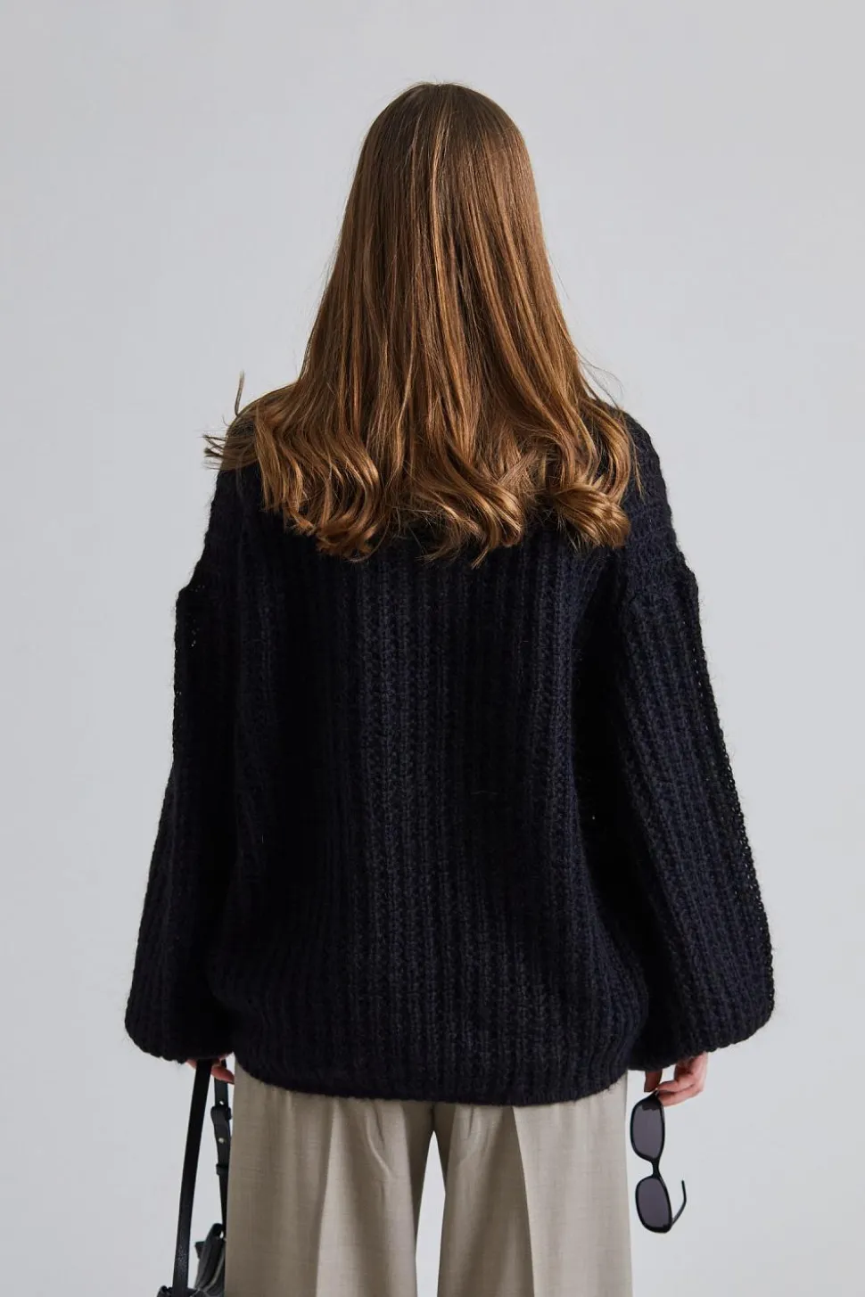 Puffed Knit Black