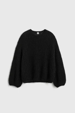Puffed Knit Black