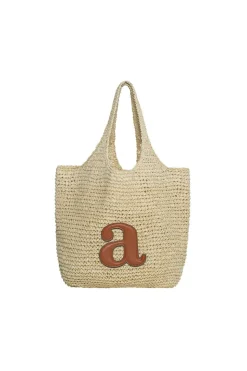 Raffia Tote Beige