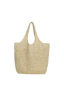 Raffia Tote Beige