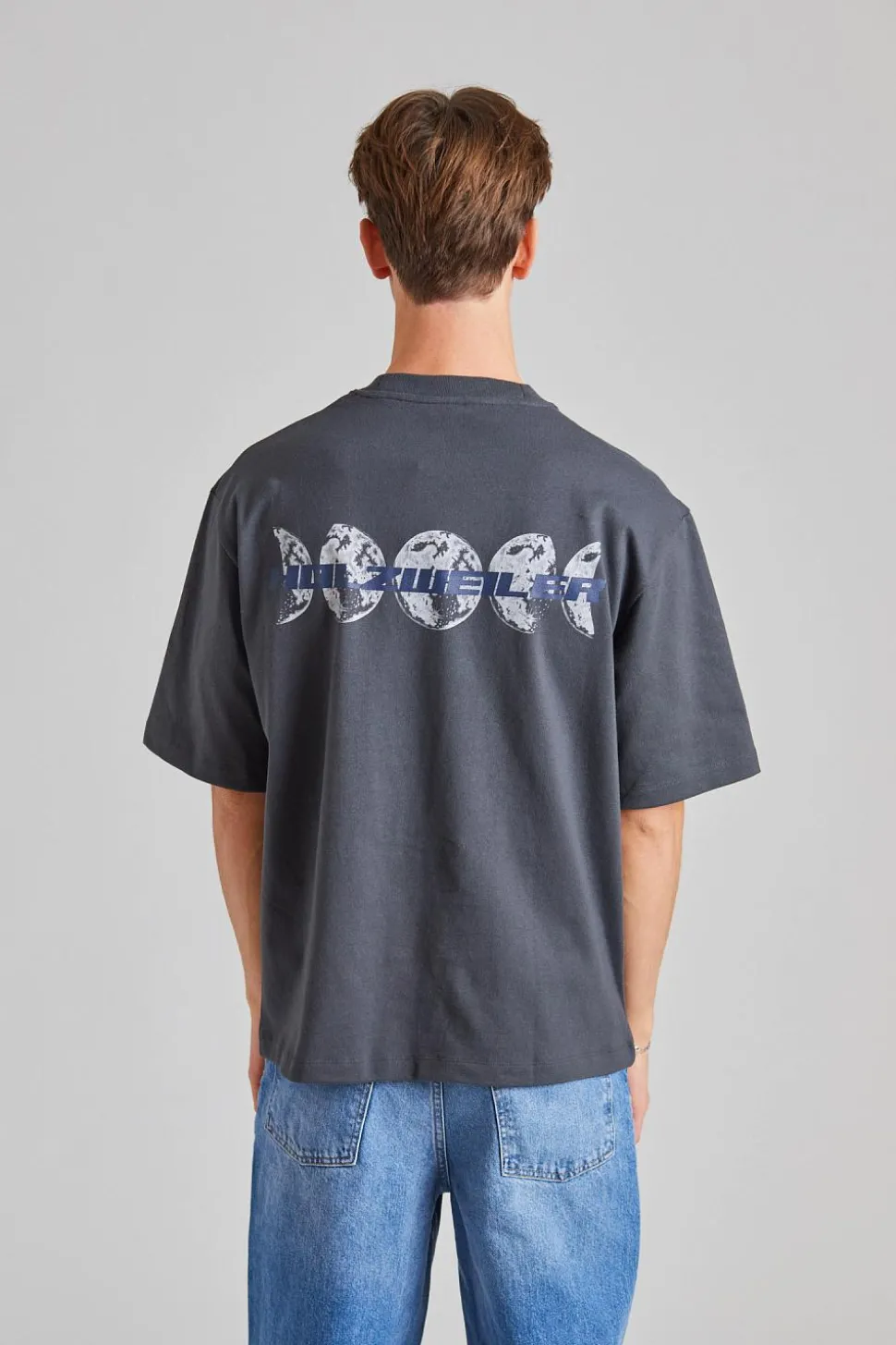 Ranger Cracked Logo Tee Grey