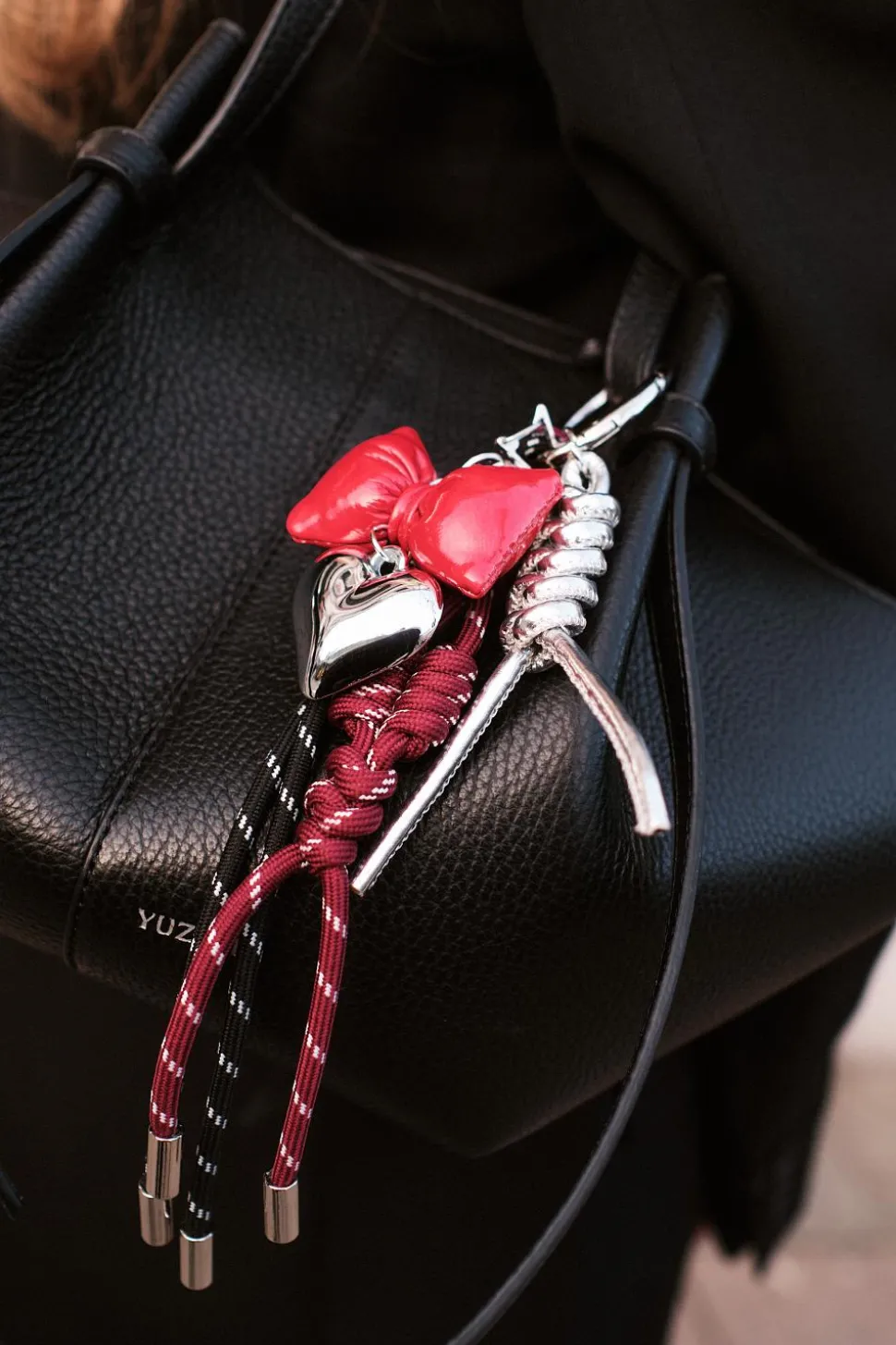 Red Mix Bag Charm