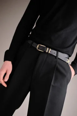 Refined Western Belt Black