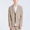 Regular Fit Jacket Mud Grey FN-MN-SUIT000342