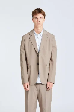 Regular Fit Jacket Mud Grey FN-MN-SUIT000342