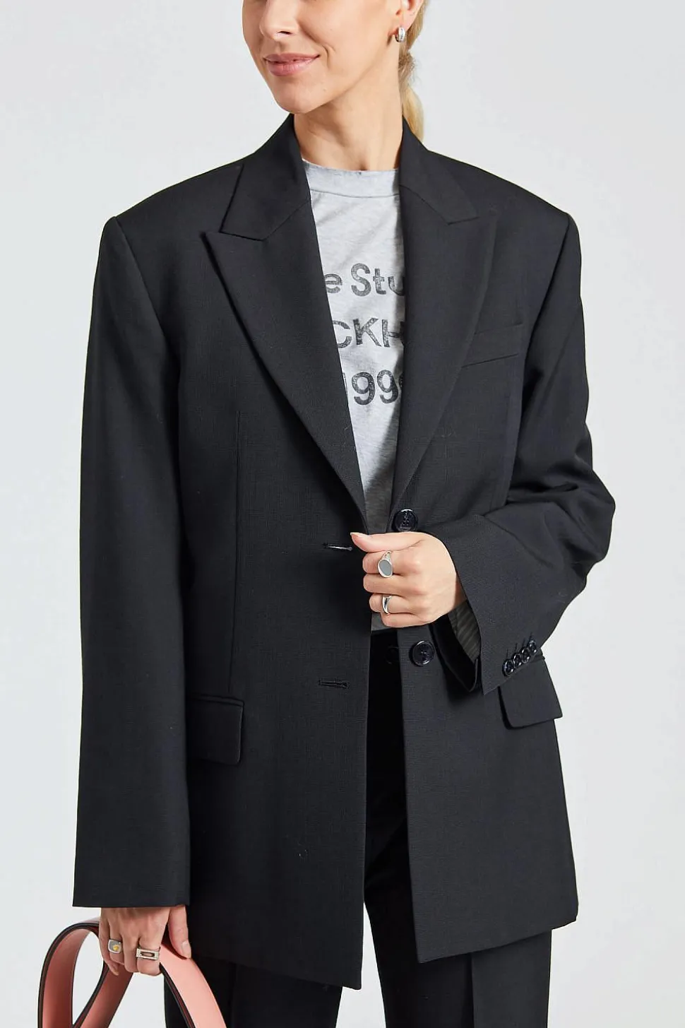 Regular Fit Suit Jacket Black FN-WN-SUIT000508