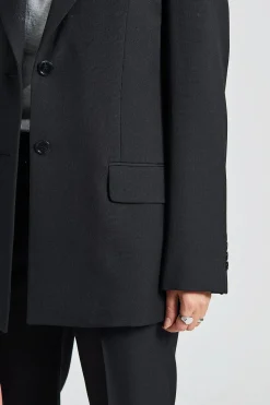 Regular Fit Suit Jacket Black FN-WN-SUIT000508