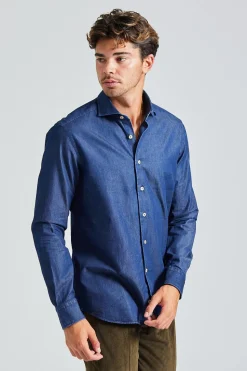 Regular Slim Dark Blue Denim