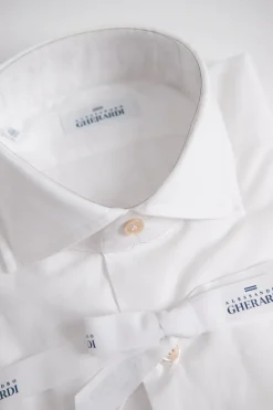 Regular Slim White Twill