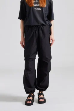 Relaxed Fit Trousers Black FN-WN-TROU001209