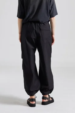 Relaxed Fit Trousers Black FN-WN-TROU001209