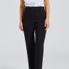 Relaxed Straight Leg Suiting Trouser Black