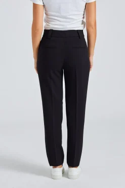 Relaxed Straight Leg Suiting Trouser Black