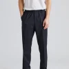 Relaxed Wool Trousers Black