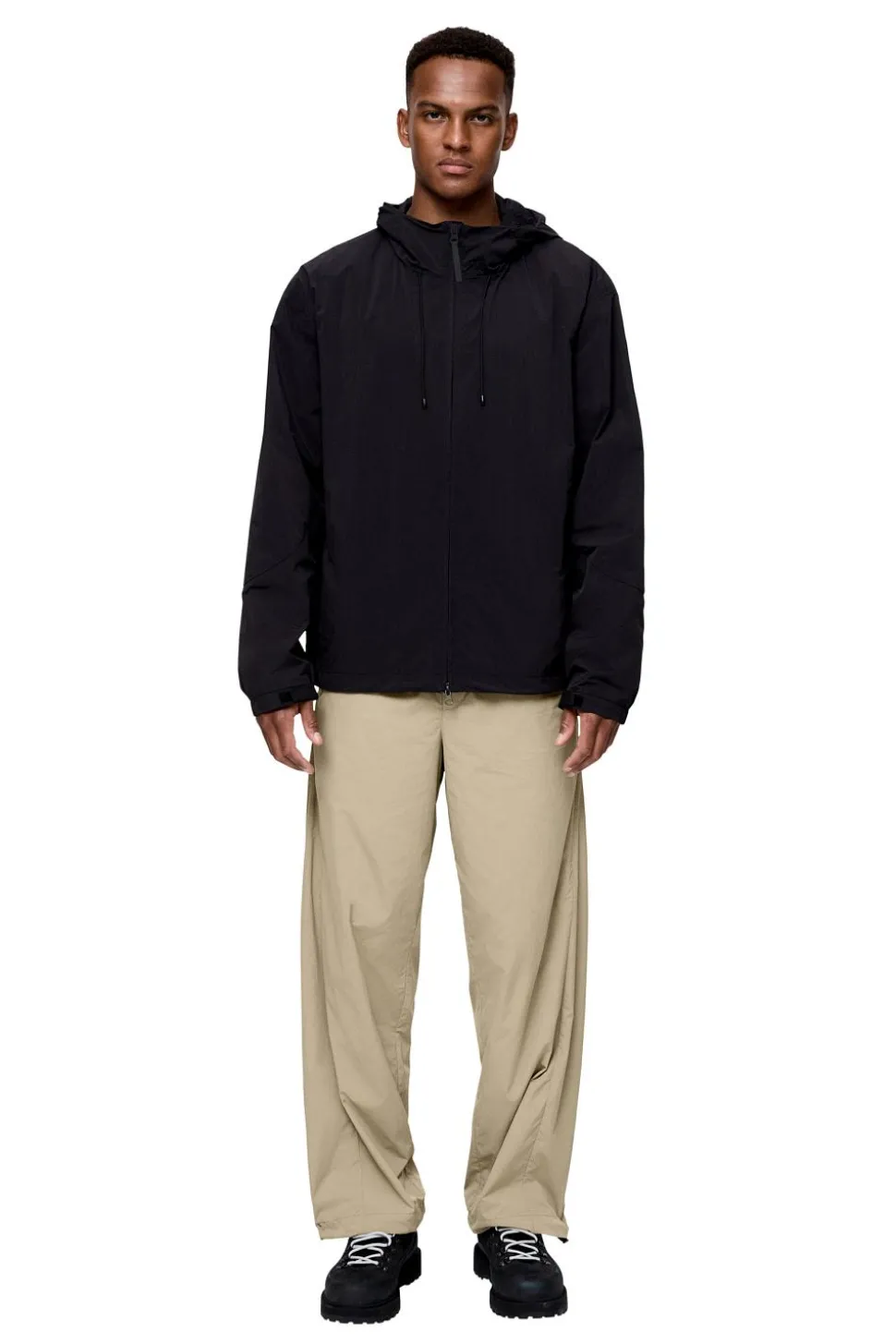 Remane Lightweight Hood Jacket Black
