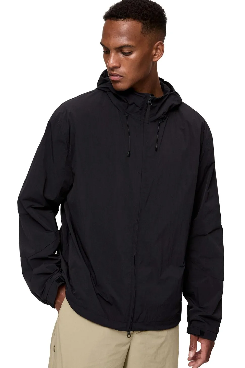 Remane Lightweight Hood Jacket Black