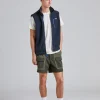 Retro Pile Vest Pitch Blue