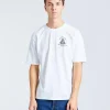 Retro x Drake's Printed Hiking Tee White