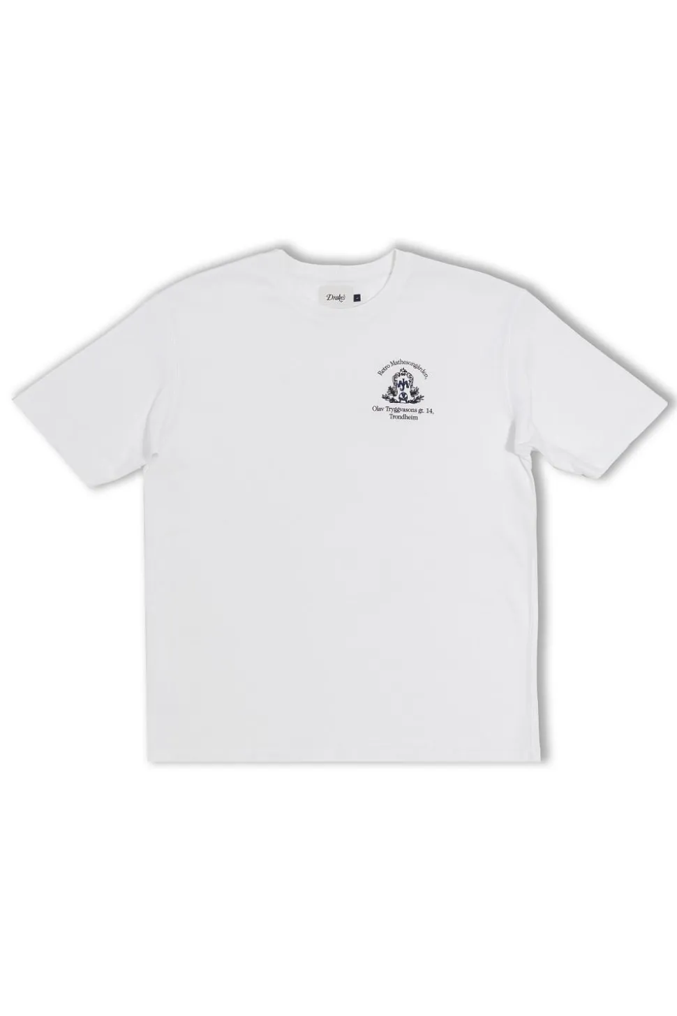 Retro x Drake's Printed Hiking Tee White