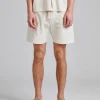 Rib Jersey Shorts Off White
