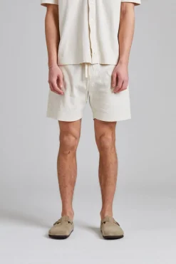 Rib Jersey Shorts Off White