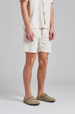 Rib Jersey Shorts Off White