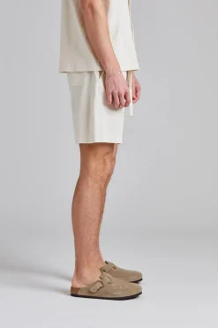Rib Jersey Shorts Off White