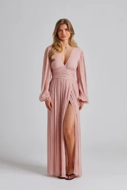 Riviera Dress Dusty Pink