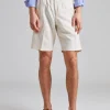Robert Soft Lyocell Shorts Off White