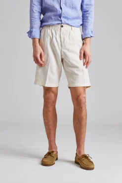 Robert Soft Lyocell Shorts Off White