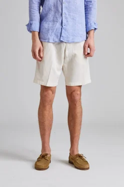 Robert Soft Lyocell Shorts Off White