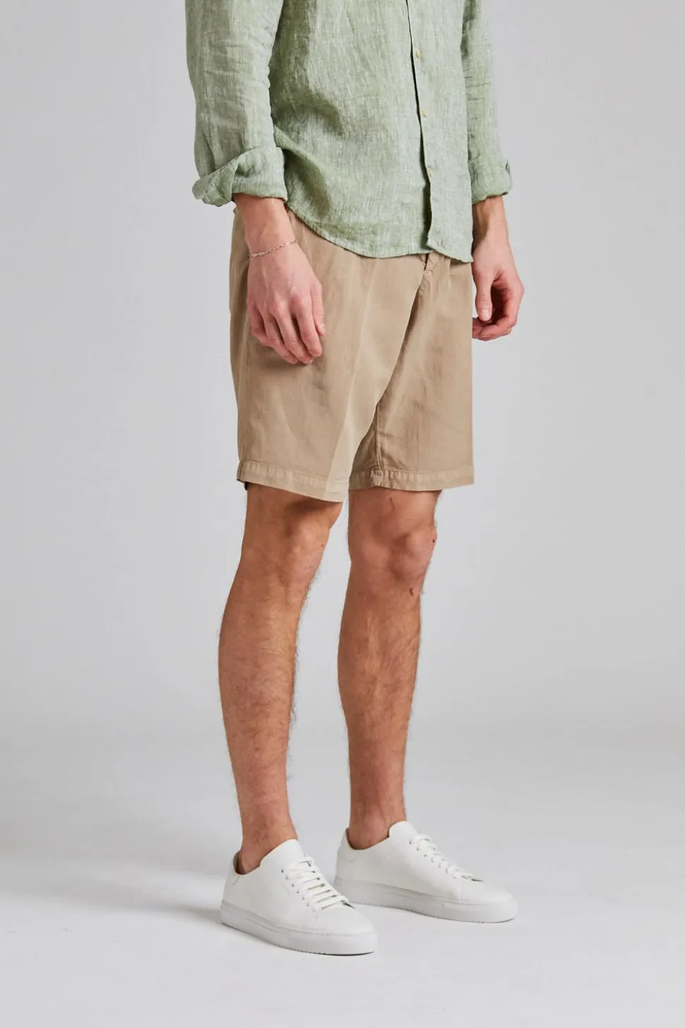 Robert Soft Lyocell Shorts Brown
