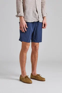 Robert Soft Lyocell Shorts Blue