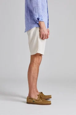 Robert Soft Lyocell Shorts Off White