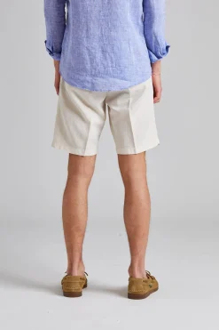 Robert Soft Lyocell Shorts Off White